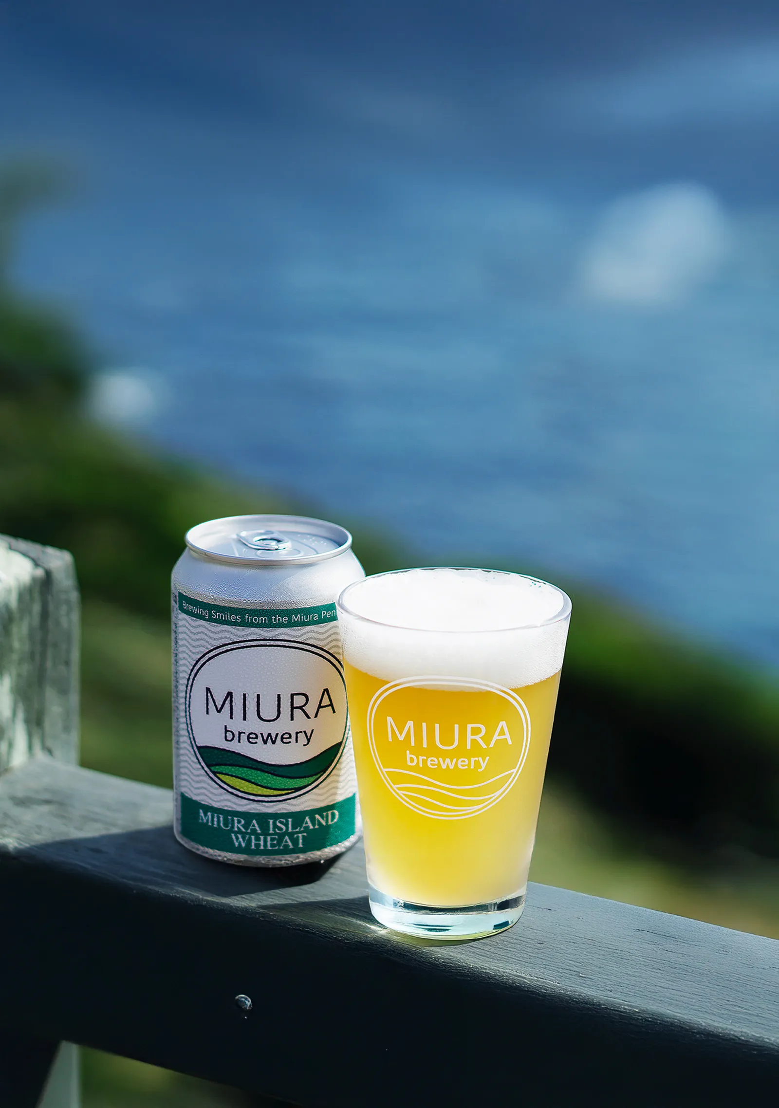 Image of beer in a can and glass